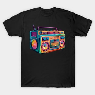 Boombox retro 90's 80's vintage Style T-Shirt